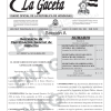 La Gaceta N° 35,812 del 03 de enero de 2022